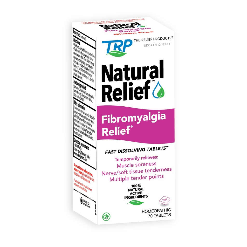 Relief tooted Looduslik fibromüalgia Lihaste valulikkuse ajutine leevendamine Diskomfoti valulikkus Liikumisraskused ja liigesevalu - 70ct