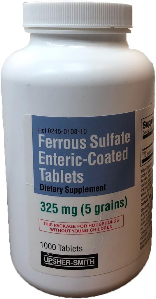 Raudsulfaat Enteric- kaetud 325 mg 1000 tabletti