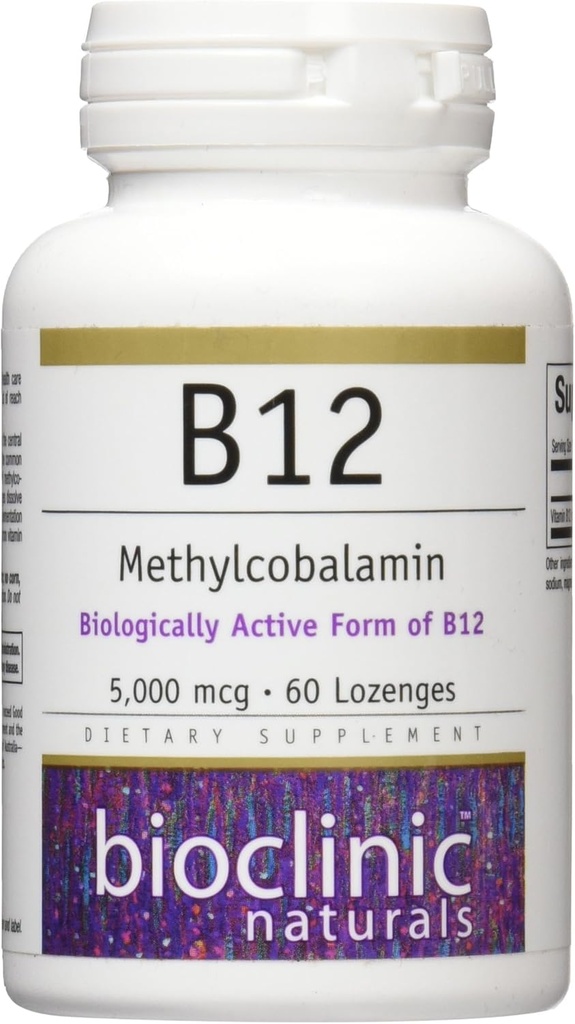 Biokliinilised looduslikud B12 metüülkobalamiini vitamiinid, 60 loend