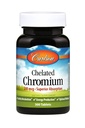Carlson Kelated Chromium 200 mcg Superior Imendumine - Tervislik ainevahetus Energia tootmine ja optimaalne heaolu - 300 tabletti