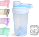 D.Y.A 16oz Leak Proof Sport Shaker Pudel Protein Shakes, Pre Treening ja Travel - BPA Free & Easy Puhas, Sinine