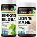 BIO KRAUTER Ginkgo Biloba 90 Gummies & Lõvi Mane 60 Gummies