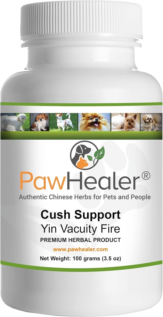 PawHealer Adrenals: Cush-Support Yin Vacuity Fire - Herbal Remedy sümptomitele Cushings
