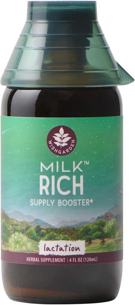 WishGarden maitsetaimed Piim rikas kitsed Rue ja lambaläätse - Taimne laktatsiooni tugilisand, rinnapiima pakkumise Boost ja rinnaga toitmise täiendus, et suurendada piimavoolu kvaliteeti ja tootmist, 4oz