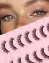 Looduslikud ripsmed Mink Looduslikud ripsmed Vale ripsmed Natural Look False ripsmed Wispy Eye ripsmed Kassi ripsmed võltsitud ripsmed KD01