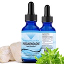 Absonutrix Pregnenolone koos L-Theanine Advanced Formula 390 mg, 4 Oz Vedelik, 302 Servings, Made in USA, Quick Absorption, Quality Potent Ingredients, Non-GMO, GMP Certified Facility