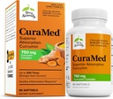 Terry Naturally CuraMed 750mg - Antioksüdandi lisand aju ja südame tervise toetamiseks - toidulisand suure tugevusega kurkumiini kompleksiga - neeru, maksa ja immuunsüsteemi tervisetoetus - 90 softgels