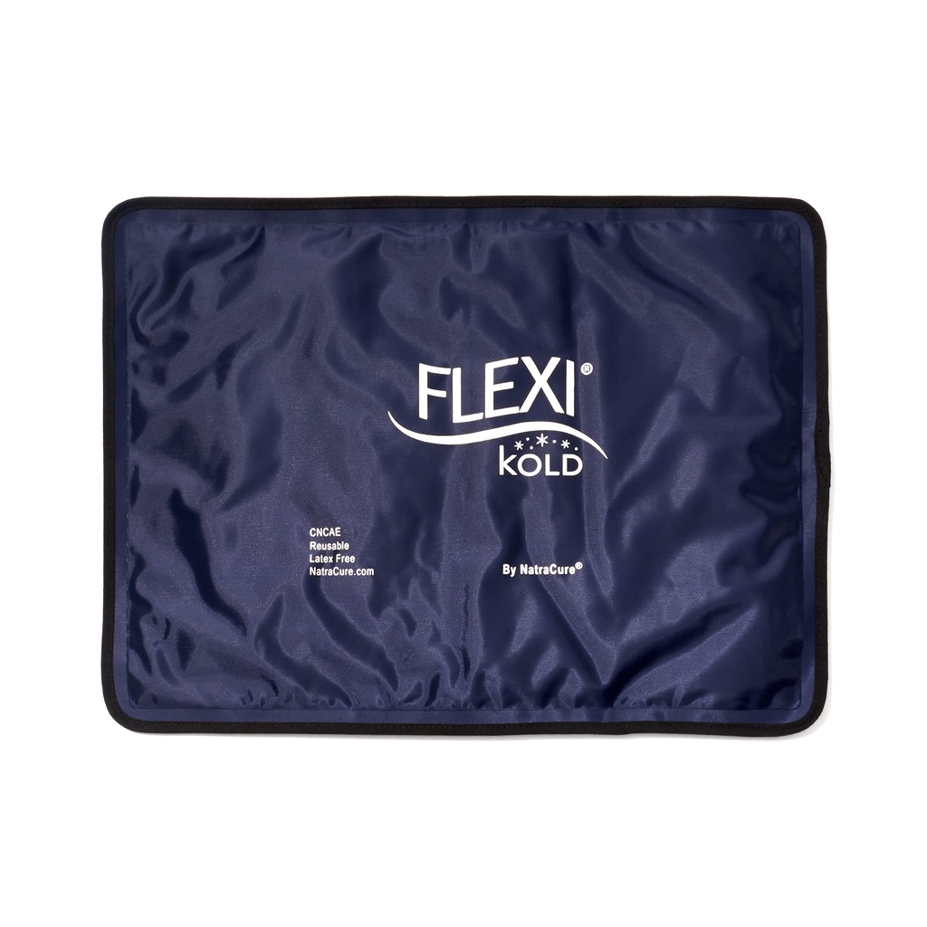 FlexiKold Gel Ice Packs (Standard Large: 10,5" x 14,5") vigastuste taaskasutatav, seljavalu leevendamine, põlvemähis, pärast operatsiooni, jääpakend põlvele, õlale - 6300-COLD poolt NatraCure