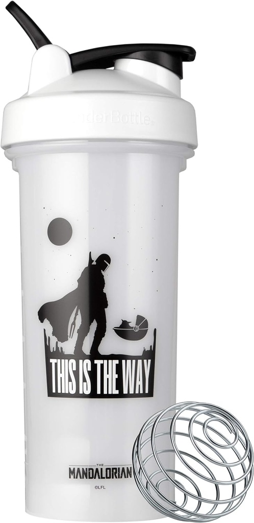 BlenderBottle Star Wars Shaker Bottle Pro seeria sobib ideaalselt proteiini raputamiseks ja eeltreeninguks, 28-kordne, see on tee