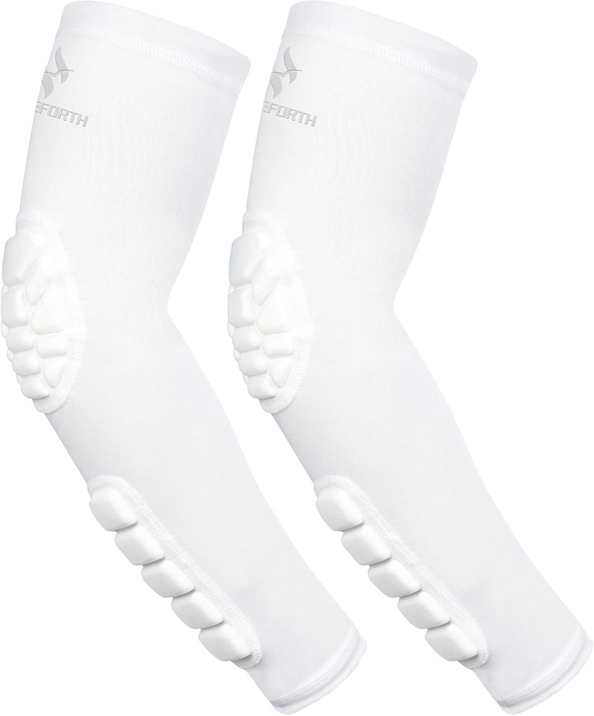 2PCS polsterdatud küünarvarre varrukad Compression Arm Protective Support
