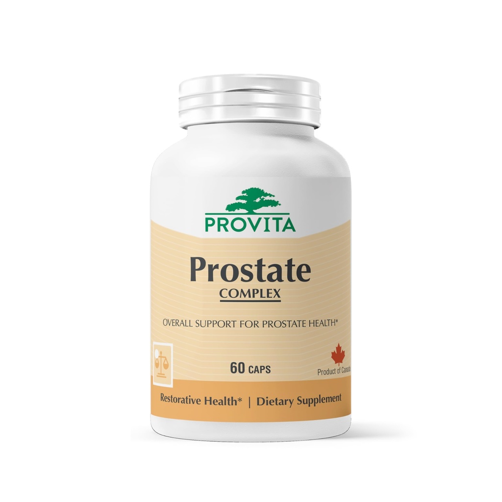 PROVITA eesnäärme kompleks | eesnäärme tervise täiendus meestele, kellel on Saw Palmetto, beeta-Sitosterool ja Pygeum | Toetab kuseteede voolu, tervislikku eesnääret ja antioksüdante