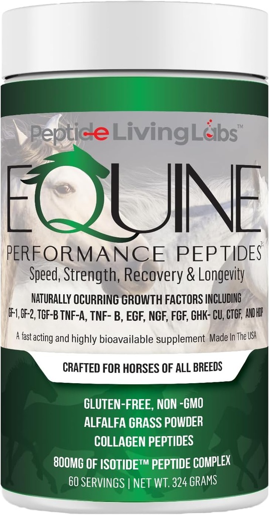 Hobuste jõudlus peptiidid Hobuste peptiid, Orgaaniline Hobuste Täiendus, Hoof Joint & Lihaste Tugi, Hobuste Kaalutõus, 60 Servingut