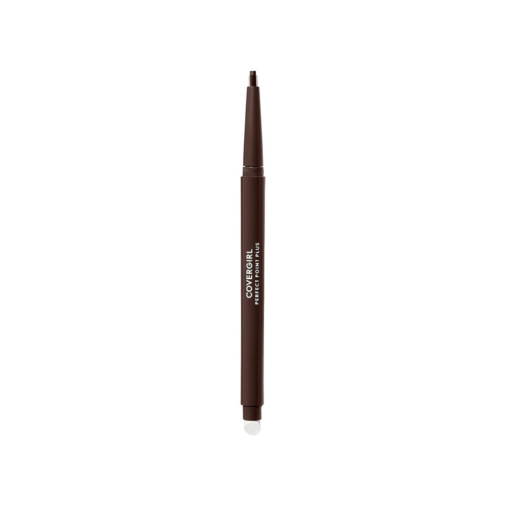 CoverGirl Perfect Point Plus Eyeliner Pencil, Espresso, Long-Lasting, Versatile Brown Eyeliner, Soft Smudging Tip, No Sharpening Need, Pack of 1