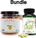 Greenbow Organic Bee Pollen - 100% USDA sertifitseeritud orgaaniline, puhas, looduslik mesilaste õietolm - valkude, vitamiinide ja mineraalidega pakendatud supertoit - 155 g Royal Jelly 2000mg 60 kapslit