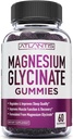 Atlantis Nutrition Magneesium Glütsinaat Gummies 700mg - Vegan Magneesium Glütsinaat lastele ja täiskasvanutele - Lihaste toetamine ja tõhustatud uni - Maitsev viinamarjamaitse - kogu perele - 60 Count