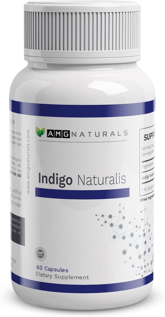 Indigo Naturalis - 60 kapslit puhast Indigo Naturalis ilma sideaineteta, täiteaineteta, abiaineteta, säilitusaineteta - terve ravimtaim
