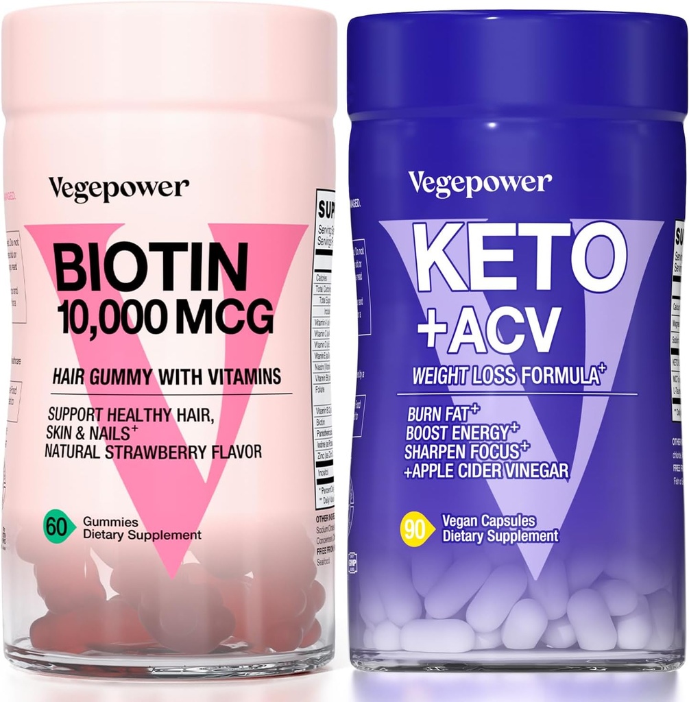Biotiin Juuksekasvu Vitamiinid + Premium Keto Pills | Toetab Tervislikku Naha Ja Küüned & Kasutada Rasva Energia Ketoos, Suurendada Energiat Ja Keskenduda | Mitte-GMO Vegan Toidulisandid Toetada