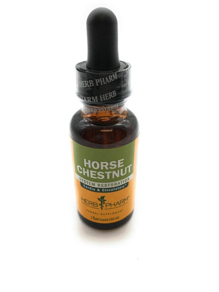 Herb Pharm Vedelikekstrakt tervislike veenide ja ringluse jaoks, Hobuse kastan, 1 Fl Oz