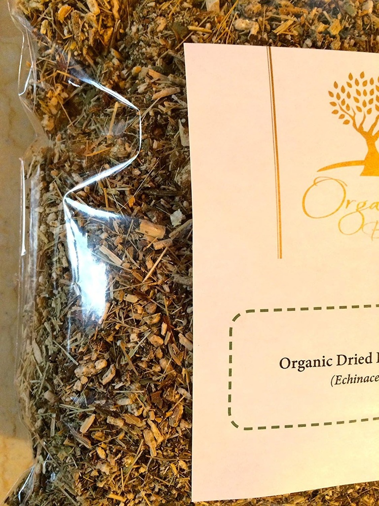 Orgaaniline Bio maitsetaimed-Echinacea Kuivatatud lilled - 100% looduslik, Premium kvaliteediga maitsetaimed taimetee, tinktuurid ja abinõud - Ei lisaaineid, Non-GMO (Echinacea Purpurea) 6 Oz