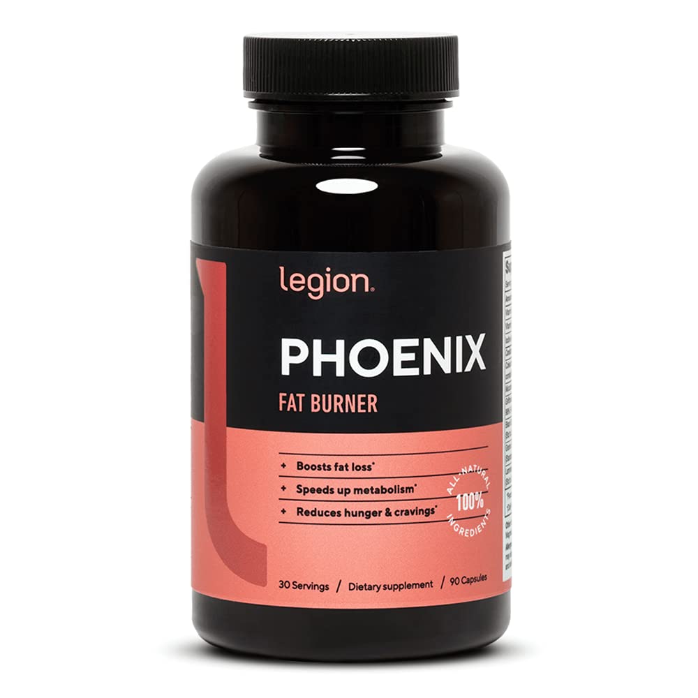 LEGION Phoenix Thermogenic Fat Burners & Weightloss Pills - 30 Serving, 90 kapslit (Kofeiin)