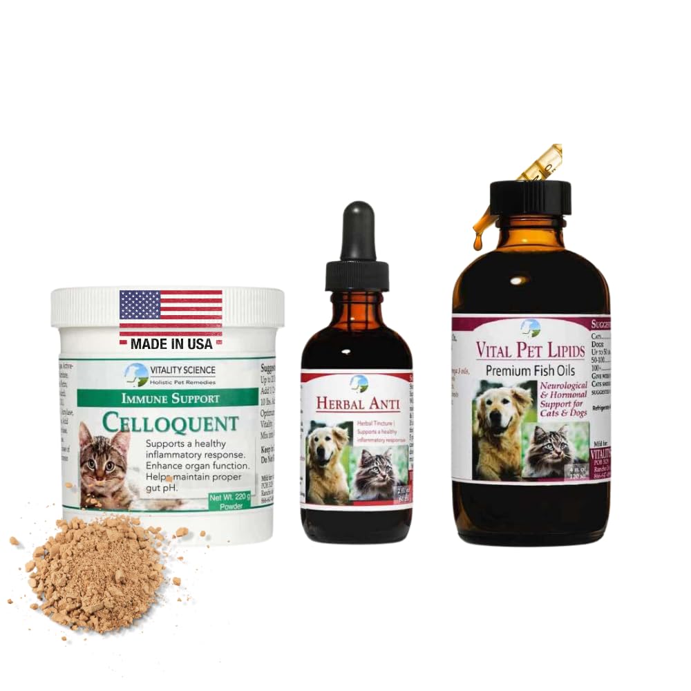 Vitality Science Advanced Immune Restauration Supplements for Cats | Intensiivne regenereerimise protokoll | Aitab valu leevendamisel (väike)