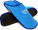 Ice Pack Slippers for Neuropathy Relief - 1 paar, Blue Vinyl Gel - Ice Pack Wraps & Cold Slippers for Swollen Feet Relief - Hot & Cold Therapy for Plantar Fasciitis & Burning Sensation