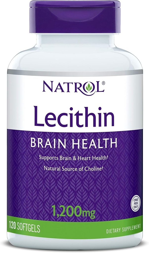Natrol SOYA letsitiin Mineral Supplement, 1200 mg, 120 Count