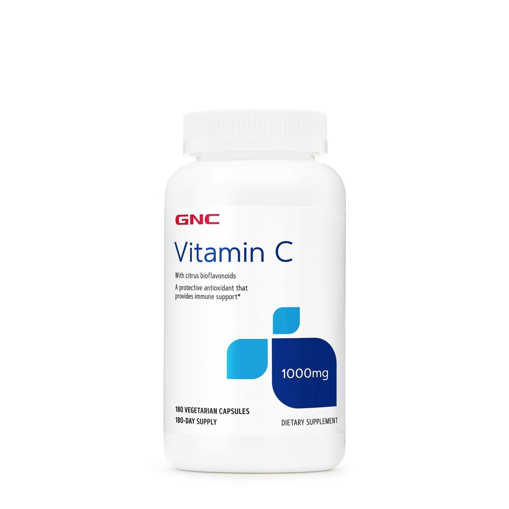 GNC C-vitamiin 1000mg toidulisand, pakub immuunsust, 180 teenust