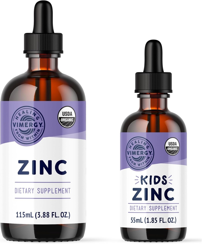 Vimergy Tsink (115 ml) ja Kids Tsink (55 ml) - Bundle