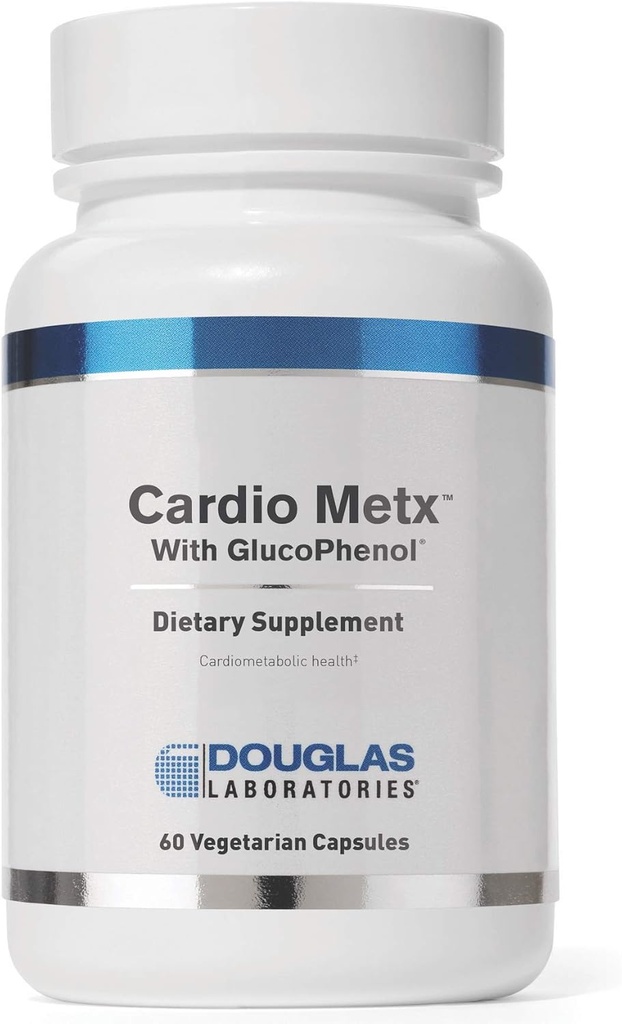 Douglas Laboratories - Cardio MetX koos GlucoPhenol - kliiniliselt uuritud puuvilja ekstraktid Amla, maasikas ja Jõhvikas kroomi toetada kardiometaboolne tervis - 60 kapslit