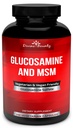 Divine Bounty Glükosamiini Sulfate Supplement (2000mg per Serving) koos MSM - 240 Väikesed taimetoitlased kapslid - No Shellfish või kahjulikud lisandid