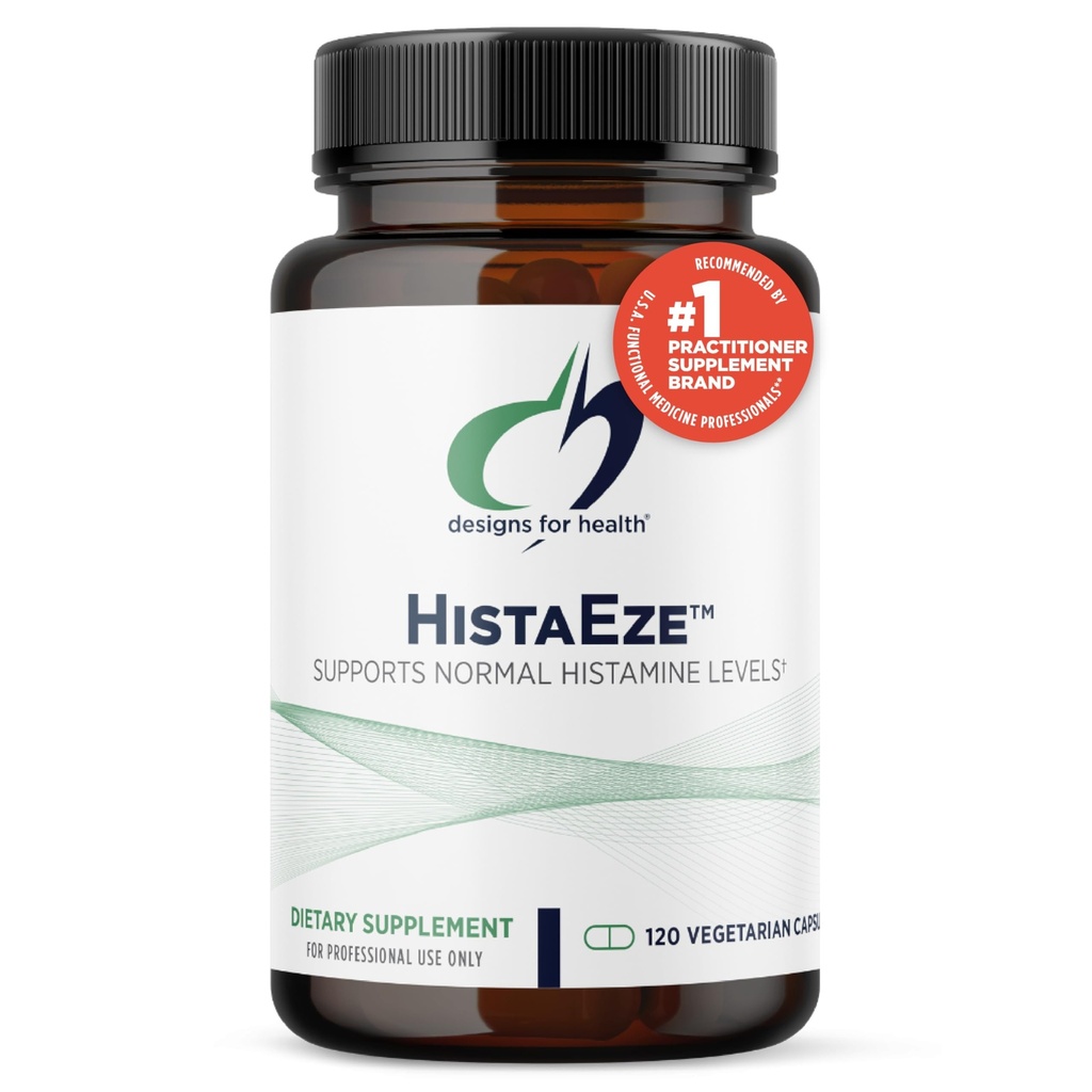 Disainid Tervis HistaEze - Quercetin koos Sting Nettle ekstrakt, Luteolin + Vitamiin C - kavandatud, et aidata edendada normaalset histamiini taset - Non-GMO täiendada (120 kapslit)