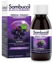 Sambucol Black Elderberry Syrup - Sambucus Elderberry Syrup, Black Elderberry Liquid, Immune Support, Elderberry Syrup lastele ja täiskasvanutele, kõrged antioksüdandid, Gluteenivaba - algne valem, 4 Fl Oz
