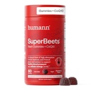 HumanN SuperBeets Heart Gummies Advanced - CoQ10 150 mg Plus Beet Root Powder & Viinamarjaseemne ekstrakt, SuperBeets Gummy, 60 Count