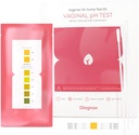 DIAGNOX TERVISHOIU naised Vaginaalne pH test Kit | Steriilne tampoonid | Kodu Pärmseente infektsiooni test & BV testribad | Kiire, täpne, kliiniline tase pH tasakaalu kodus test | FSA / HSA abikõlblik (pakend 10)
