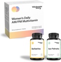 Juuksed, nahk ja küüned Bundle: Berberine Supplement 1500mg | Saw Palmetto meestele ja naistele | Premium biosaadav igapäevane multivitamiin naistele raua, folaadi, kaltsiumi, omega-3 DHA ja D-vitamiini