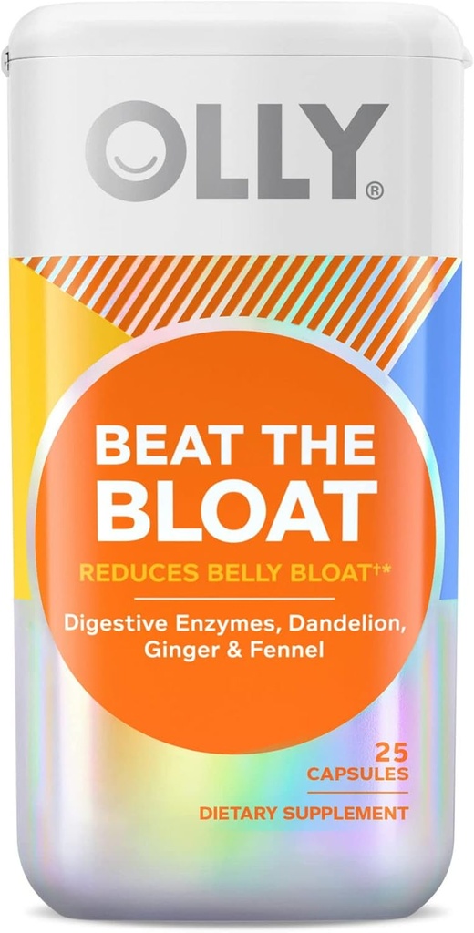 YHN Beat Bloat Kapsli täiendus, seedetrakti tugi, 25 Ct