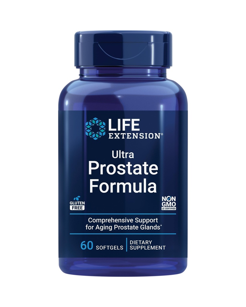 Life Extension Curcumin Turmeric & Ultra Prostate valem Saw Palmetto, 60 kapslit ja 60 Softgels Bundle