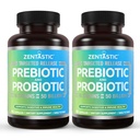 Zentastiliste probiootikumide ja prebiootikumide täiendus - 50 miljardit CFU - meeste ja naiste immuunsuse ja seedehäirete tervise jaoks - 16 tüve - riiuli stabiilne - 120 hilinenud vabastamist Veggie kapslid