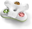 Daily Pill Box Korraldaja 3 korda päevas, Reisi väike pillide juhul, 3 Kompaktne pillide konteiner, kaasaskantav pillide hoidja Vitamiin, meditsiin, toidulisand, kalaõli, valge