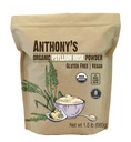 Anthony's Organic Psyllium Husk Pulber, 1,5 naela, Gluteenivaba, Mitte-GMO, peeneks jahvatatud, Keto sõbralik