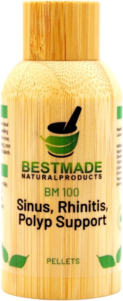 Bestmade Natural Products Stuffy Nina & Sinus Support BM100 - nina ebamugavustunne, Runny Nose, aevastamine, sügelus ja hooajalised allergiad, 350 Pellets