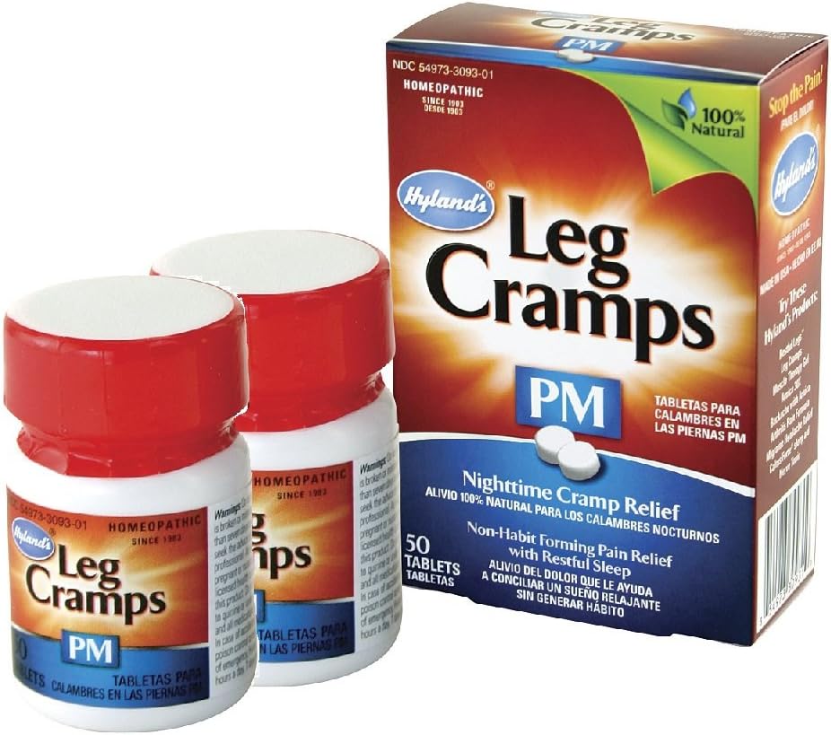 Hyland's Leg Cramps PM tabletid, 50 Count (pakk 2)