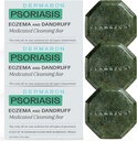 Dermabon 2% Kivisöetõrv Psoriaas Kehapesu & Ekseemibaari seep (3 Pack) | Psoriaasi, ekseemi, dermatiidi ja Dandruffi kontrollimine ja leevendamine | Aktiivne koostisaine Söetõrva kehapesu