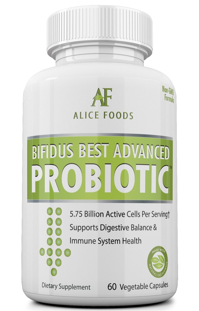 Fast Natural Bloating Relief - Bifidus Parim täiustatud probiootikum 60 päeva + Kombucha juhend - Premium probiootikumid meestele ja naistele - sooleprobleemide, puhituse, kõhulahtisuse, gaasi, põie, UTI jaoks