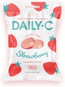 Daily-C näritav C-vitamiin Maasikas närimiskompvekid | 100MG C-vitamiini igas tükis | Ikoonilise kommi poolt teile toodud (maasikas, 5.3oz Peg Bag)