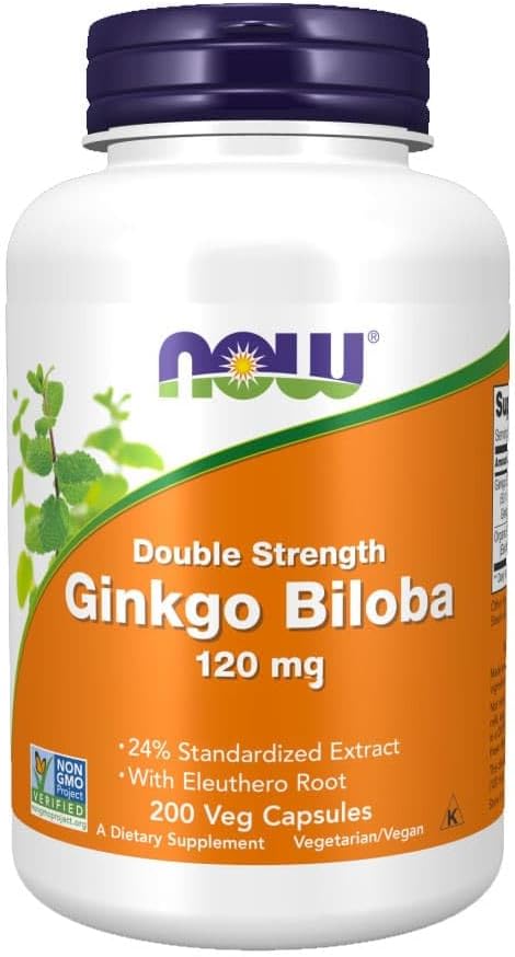 Nüüd Foods Ginkgo Biloba 120mg 200 Vcaps