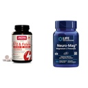 Jarrow valemid Ultra Tugevus Methyl B-12 5000 mcg & Methyl Folate 800 mcg + P-5-P & Life Extension Neuromag Magneesium L-treonaat, Magneesium L-treonaat, Aju Tervis, Mälu Ja Tähelepanu