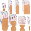 Lounsweer 720 tk Assorteeritud plaastrid Variety Pack Bulk Esmaabi Kit Refill Tarvikud Paindlik kangast Kleepuv Hingeldav Sõrm Knuckle Spot Bandages Veekindel Arms Põlved Haavahooldus Scraps
