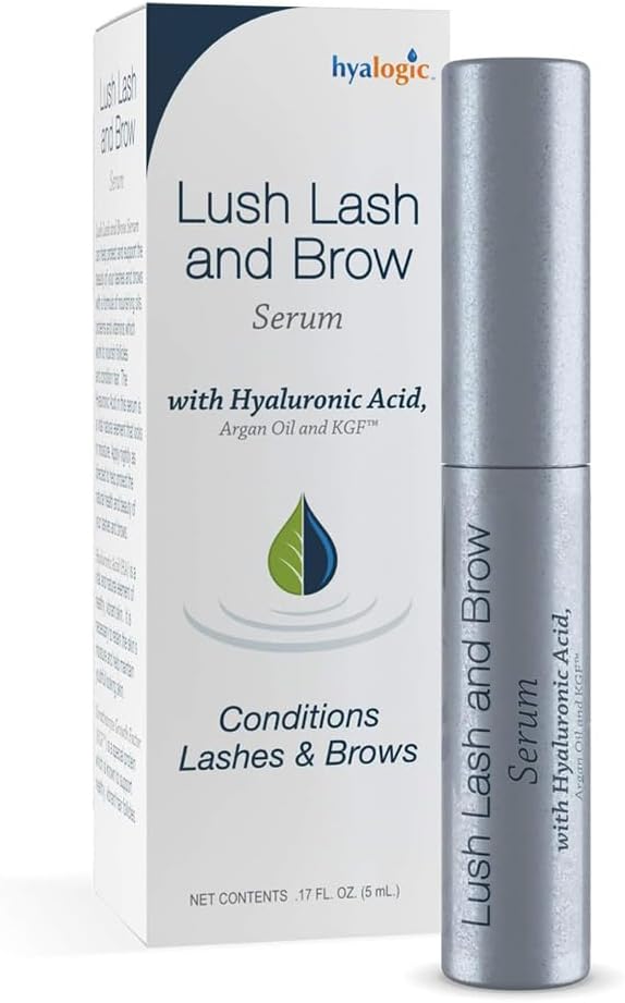 Hüaloogiline HA Lush Lash ja Brow Seerum hüaluroonhappega, Argan Oil ja KGFTM Lashes & Brows konditsioneerimiseks - 0,17 Ounce